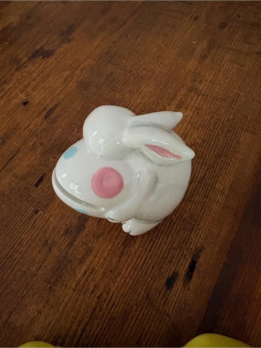 Pier One Set of 7 Easter Chicks & Bunny Place Card Holders  Ceramic